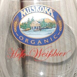 Muskoka Brewery Hefe-Weissbier Organic Beer Glass